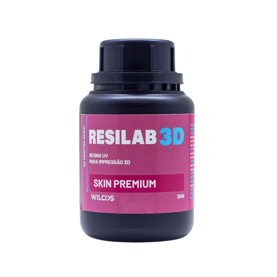 RESINA DE IMPRESSÃO 3D - RESILAB 3D PREMIUM MODELO SKIN